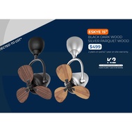 [Smart Fan] Alaska DC Designer Corner Ceiling Fan/ ESKYE 15"/ Wall mount corner fan/ Ceiling mount c