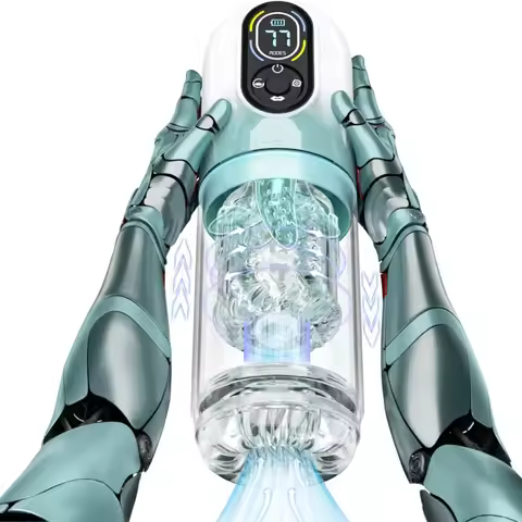 Premium Vacuum Pump Realistic Pocket Pussy Intense Pleasure Vibration 3D Textured Stroker Male Adult