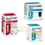 แผ่นตรวจน้ำตาล Accu-Chek Test Strip (50ชิ้น/กล่อง) [1 กล่อง] Accuchek แอคคิว-เช็ค Guide Active Insta