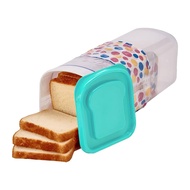 Bread Toast Storage Box with Airtight Lid Freshness Bread Storage Container Multifunctional Bread Lo