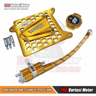 VELO Vario 110 Carburetor Radiator Cover HRC CNC Model Radiator Cover Set with 5 Color Variations