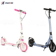 Children's Youth Adult Scooter Flashing Two-Wheel Foldable Commuting Campus Scooter Princess