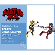 [1125] Hasbro G.I. Joe Classified Series 169 G.I. Joe Diver Vs. Cobra Diver