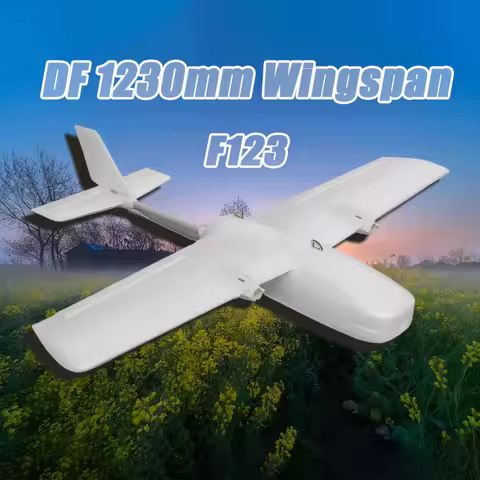 DF F123 RC Fixed Wing Plane 1230mm Wingspan Twin Motor EPP Model Aircraft DIY Assembly Kit for Hobby