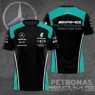 HOT!! Mercedes F1 AMG Petronas Team AOP 3D T-shirt Gift For True Fans Size XS-5XL