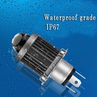 1 Led 12-80V BA20D / H4 Motorcycle Headlight Super Bright Dual Color High Low Beam