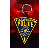 【怪奇物語】Stranger Things 霍金斯警局警徽 編織鑰匙圈