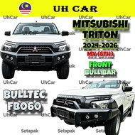 (FB060) Mitsubishi Triton 2024-2026 MV (6TH) Bulltec Front Bumper Steel Bull Bar Off Road