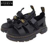 近全新 Dr. Martens Pearson 綁帶涼鞋，黑色，女5號（英國號）