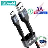 QgeeM USB 90° Type-C Cable For Samsung Note 8 S8 Xiaomi mi A1 Cell Phone Fast Charging Cable USB Typ