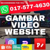 Iklan, Ads, Resume, Video, Web, Poster, Invitation card, Digital media