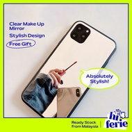 Full Mirror iPhone 14 Pro Max 14pro 14max 14 13 Pro Max 13 Pro 13 12 Pro max 12 11 Trendy Phone Case