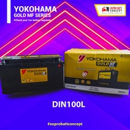 DIN100L DIN100 Yokohama Gold Maintenance Free Car Battery for Mercedes Benz W211, W210, BMW E60, X3, X5, Land Rover