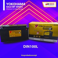 DIN100L DIN100 Yokohama Gold Maintenance Free Car Battery for Mercedes Benz W211, W210, BMW E60, X3,