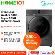 Midea Front Load Washer 10KG - Dryer 7.0KG MF200D100WB