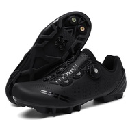 huas Men's flat road boots, speed running sports pedal bike shoes, mountain bike, new, 2023 Cycling Shoes