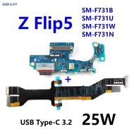 Charging Port For Samsung Galaxy Z Flip5 F731B F731U F731 Z Flip 5 USB Charger Board Dock Connector 