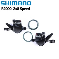 Shimano Claris SL R2000 Shifter 2X8 Speed จักรยานเสือหมอบซ้าย2S หรือขวา8 S Flatbar คันเกียร์อุปกรณ์ร