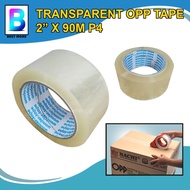 Transparent opp tape 2"X90M P4