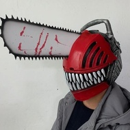 Helm Chainsaw Man Denji Helmet Anime Topeng Cosplay Chainsaw Man Devil