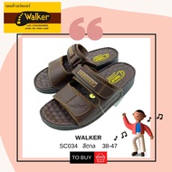 Walker รองเท้าแตะผู้ชาย รหัส SC034 สีตาล