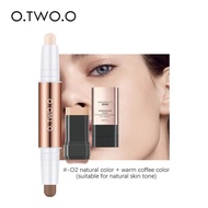 ⚡24H SHIPPING⚡ O.two.o 2pcs/1set 3d Contour Stick Highlight Double-ended Contouring Stick Flawless E