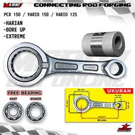 BRT CONROD SEHER HANDLEBAR FORGED RODconnecting FOR STANDARD CRANKS VARIO PCX ADV 150 160 MX KING TI