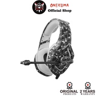 Onikuma K1 PS4 Gaming Headset Gray Wired PC Stereo Earphones Headphones with Microphone