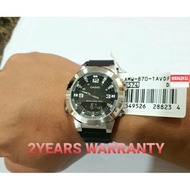 [2YEARS WARRANTY] Casio Men Youth Digital Analogy Sports Water Proof AMW-870-1AVDF AMW-870 AMW870-1A