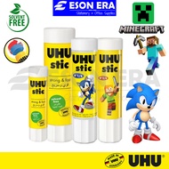 UHU Glue Stic 8.2g / 21g / 40g Blue Magic Gam Glue Stick Minecraft