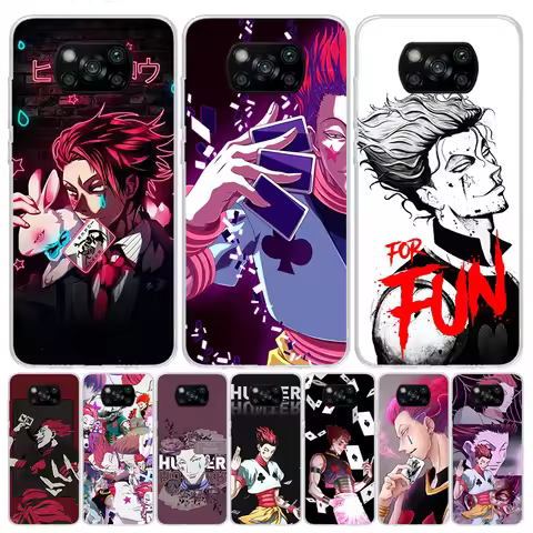 HXH X Hunter Hisoka Case Phone Cover for Xiaomi Redmi Note 10 9 9S 8 8T 7 5 Pro Mi 12T 11T 10T 9T 12