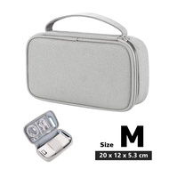 (พร้อมส่ง) กระเป๋าอุปกรณ์มือถือ กระเป๋าPower Bank เคสแบตสำรอง อุปกรณ์ดิจิทัล สายชาร์จ พาวเวอร์แบงก์ USB SDการ์ด Power Bank Case