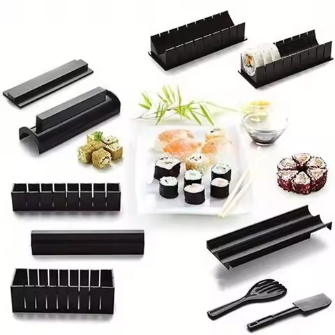 Sushi Mould DIY Sushi Ware Kitchen Gadget Rice and Vegetable Roll Seaweed Sushi Roll Tool