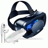 藍光版3d VR眼鏡（Pro藍光VR+Y1手柄白+耳機）