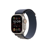 Apple Watch Ultra 2 (GPS+行動網路)；49 公釐鈦金屬錶殼；藍色高山錶環 智慧手錶 欣亞- L /M /S 現貨