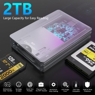 CFexpress Type B/sd Dual Slot Card Reader 10Gbps CF Express B SD Card Reader พร้อม USB 3.1 Gen 2 Tra