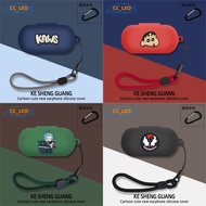 For Sony WF-C700N Case Cute Solid Color Lanyard Pendant Silicone Soft Case Sony WF-C500 Shockproof S