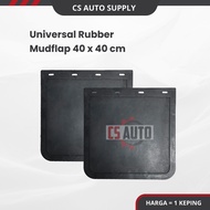 1pc Sekeping Universal Mudflap Lorry Truck Trailer Rubber Rear Bumper Getah Tayar lori 3 Ton Belakan