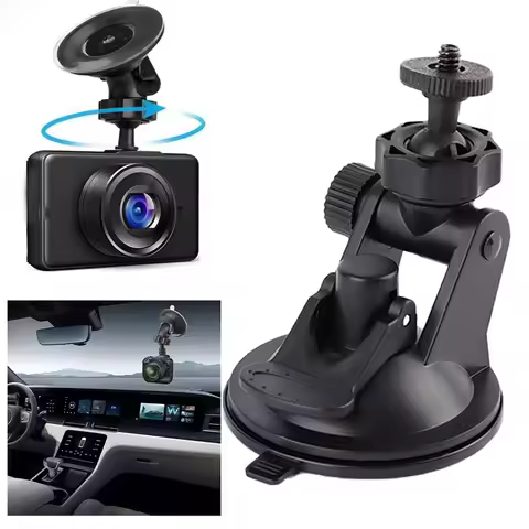 Car GPS DV DVR Car Glass Suction Cup Mount Mini Tripod Holder Universal 360 Degree Rotation Action C