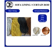 (METER) 0.8mm-Curtain Rod / Curtain String /Tali Sofa /Piping Sofa/ Sofa Line
