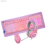 Inplay STX540 4in1 RGB Combo Gaming Keyboard Mouse Headset set typewriter design Backlit Wired