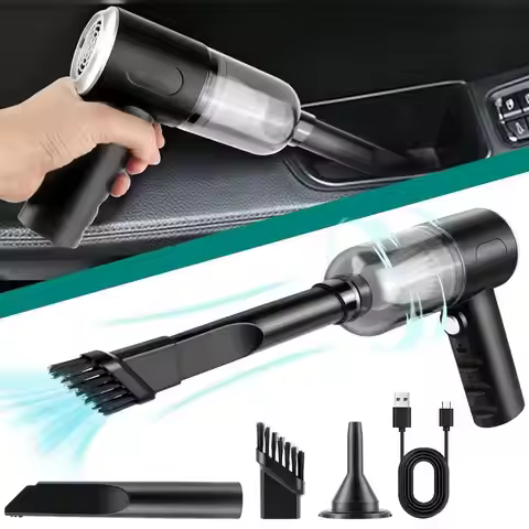 Cordless Handheld Vacuum Cleaner Strong Suction Washable Filter With Accessory For Car Home Pet Hair