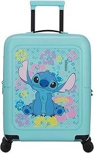 Dashpop Disney Spinner S, Expandable Hand Luggage, 55 cm, 41/47 L, Multicoloured (Stitch Flower), St