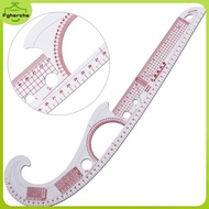 Multi-function Plastic French Curve Sewing Ruler Easy Curve Ruler for Knitters