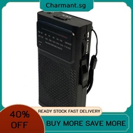 Portable Radio with Speaker FM/AM Dual Band Radio Receiver for Walking Camping