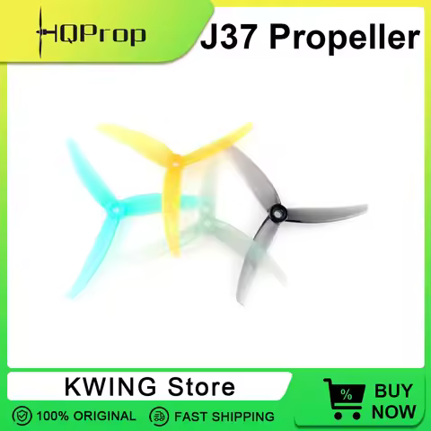 2/4 Pairs PaHQPROP Juicy J37 3-Blade PC Propeller for RC FPV Racing Freestyle (2CW+2CCW)-Poly Carbon
