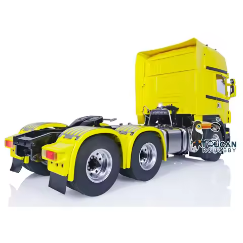 6x6 1/14 LESU RC Tractor Truck Metal Chassis TOUCAN RC HOBBY Remote Control Truck Sound Light System