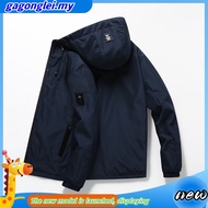 Ready Stock Jaket lelaki  outdoor windproof and waterproof Hooded jacket  Mens Good Quality Waterproof Jackets coat