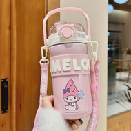 Sanrio Cinnamoroll 635ML Dung Tích Lớn Đôi Tường Giữ Nhiệt Bằng Thép Không Gỉ Cốc Kawaii Anime Kurom
