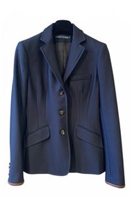 Ralph Lauren Navy leather blazer jacket 西裝褸 西裝外套